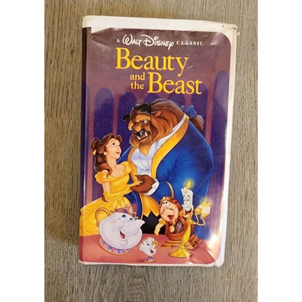 RARE Walt Disney's Beauty and The Beast VHS 1992 Black Diamond Classic 6/21/1992
